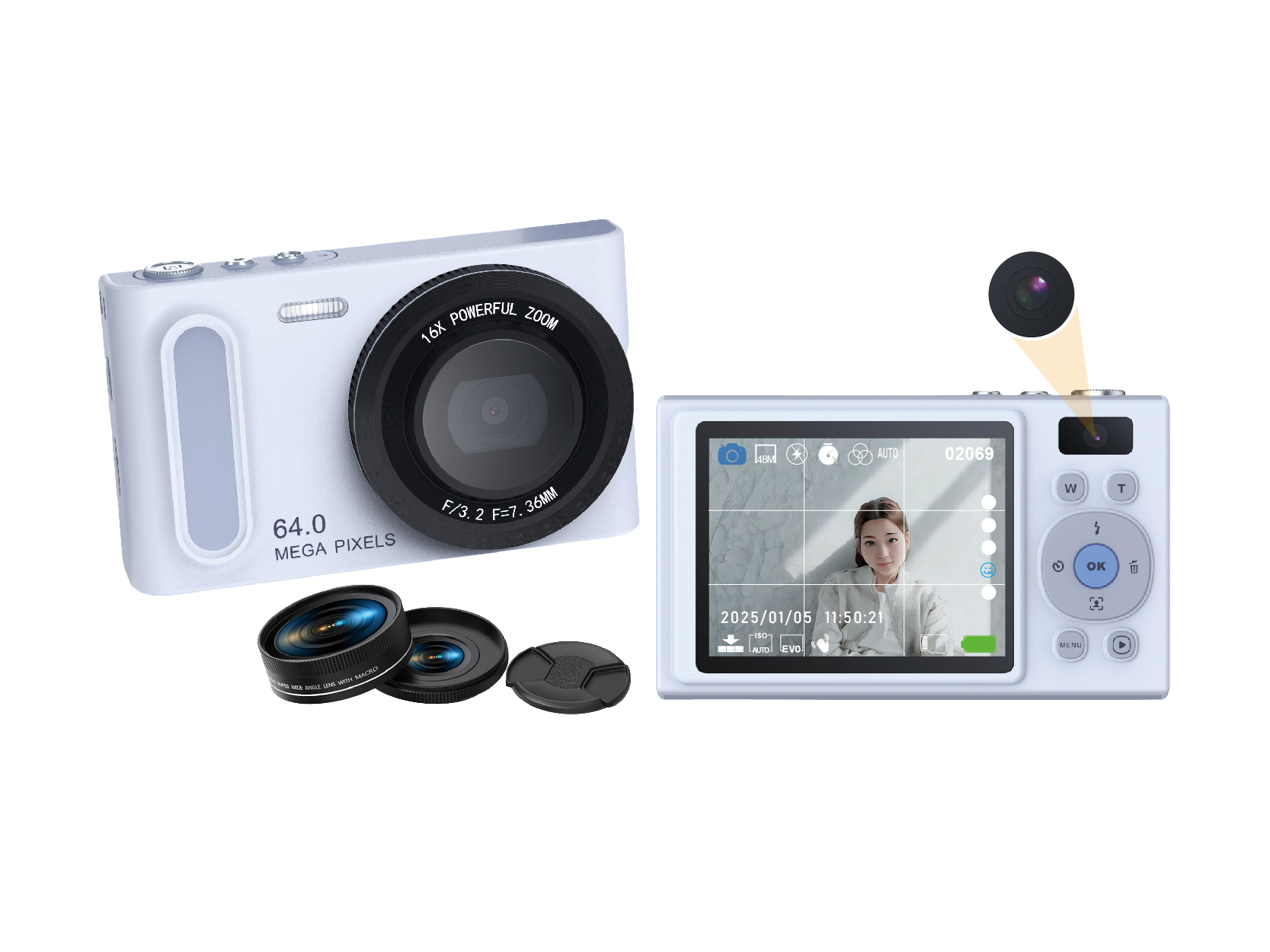 EF203 4K Compact digital camera